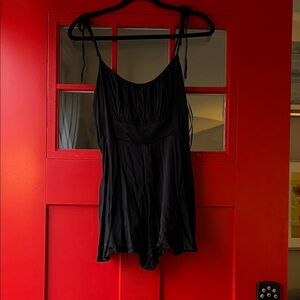 Elegant Black Women's Romper